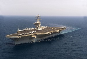 USA Secretary of State - US nimitz ship