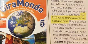 The blatant lies on an Italian textbook, adopted also in the Free Territory of Trieste