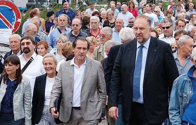Trieste counter-demonstration, 29 September 2012